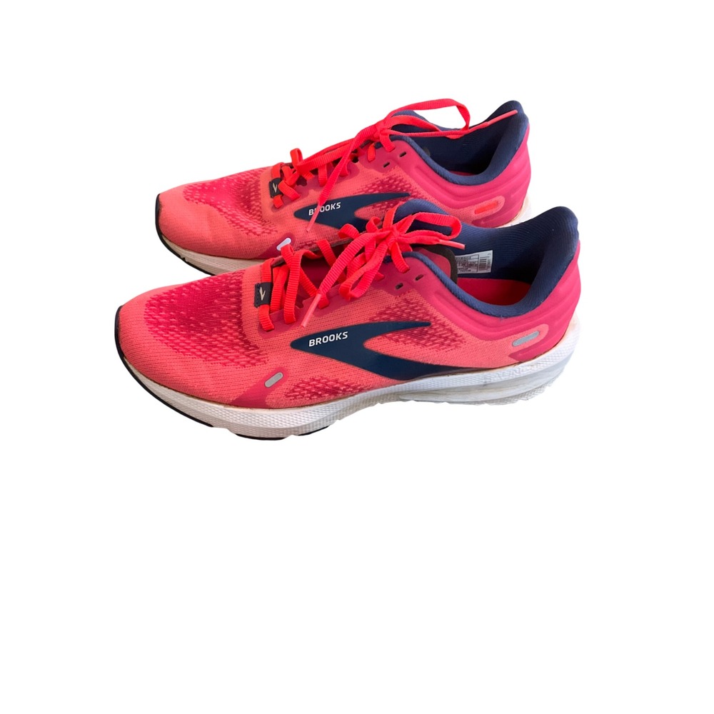 Brooks Launch 9 Running Shoes Womens 9 Pink Blue Speed Neutral 1203731B604